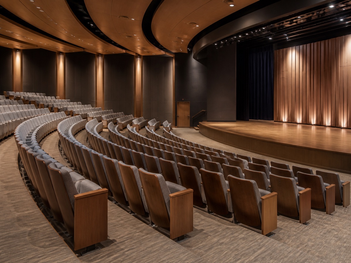 Auditorio con butacas institucionales